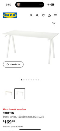 Ikea Trotten Table