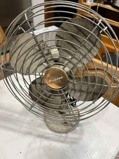 Ventilateur de table antique Hunter - 140$, View more