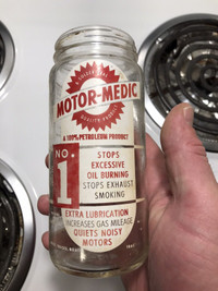 Vintage 60’’s / 70’s MOTOR - MEDIC jar . 