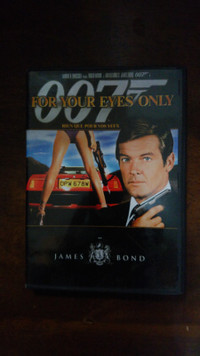 For your Eyes Only DVD James Bond avec Roger Moore