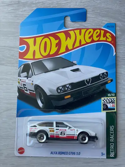 Hot wheels Alfa Romeo GTV6 3.0 white, View more