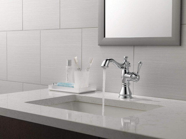 Delta Faucet Cassidy Single Hole Bathroom Faucet - BRAND New in Plumbing, Sinks, Toilets & Showers in Mississauga / Peel Region - Image 3