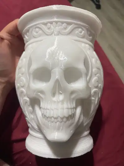 skull vase brand new indoor outdoor made myself , View more