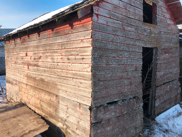 Old grain shed in Other in St. Albert
