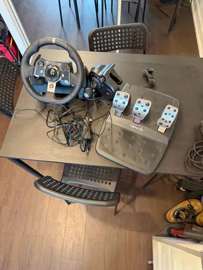 Logitech G920 Racing Wheel and Floor Pedals + shifter , View more