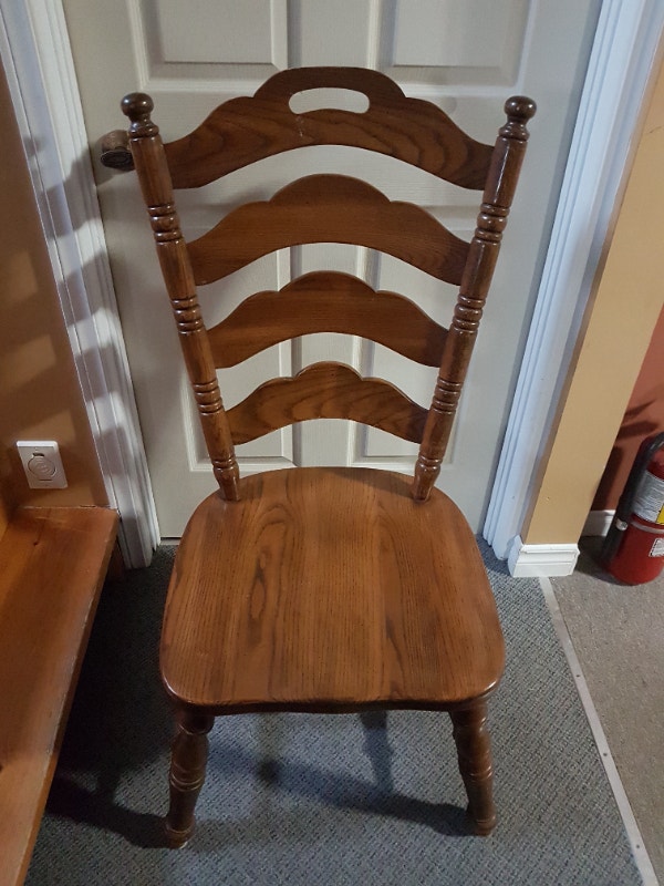 Chaises de salle à manger en bois massif Mobilier de salle à manger