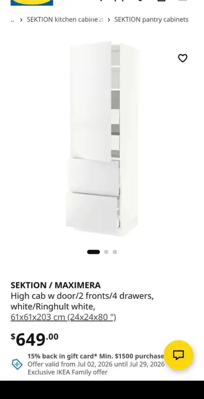 Armoire de cuisine/kitchen Cabinet, View more