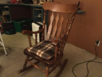 comfortable solid Pine custom made Rocker Chair