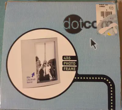 Burnes of Boston dotcom We Clicked Here 4x6 photo frame, View more