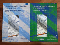 2 livres : L'économie pour le bâtiment et le génie civil