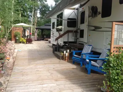 Very private RV lot for sale. The lot backs onto the second tee box of the only 12 hole course in Al...