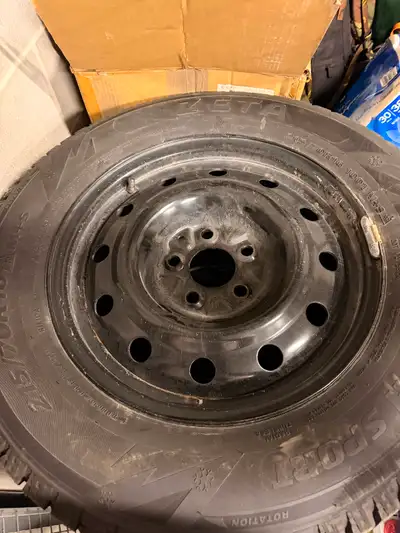Selling a set of winter tires that are basically brand new. I purchased the tires in December 2025 a...