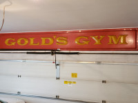 Gold's Gym sign