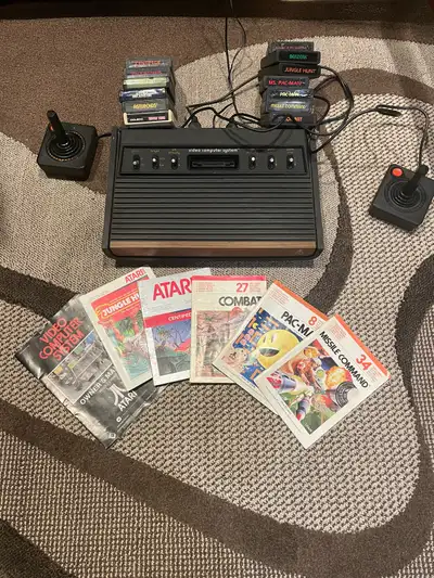Atari Heavy Sixer Video game System includes games, View more