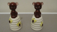 BEAR / HONEY SALT & PEPPER SHAKERS $10