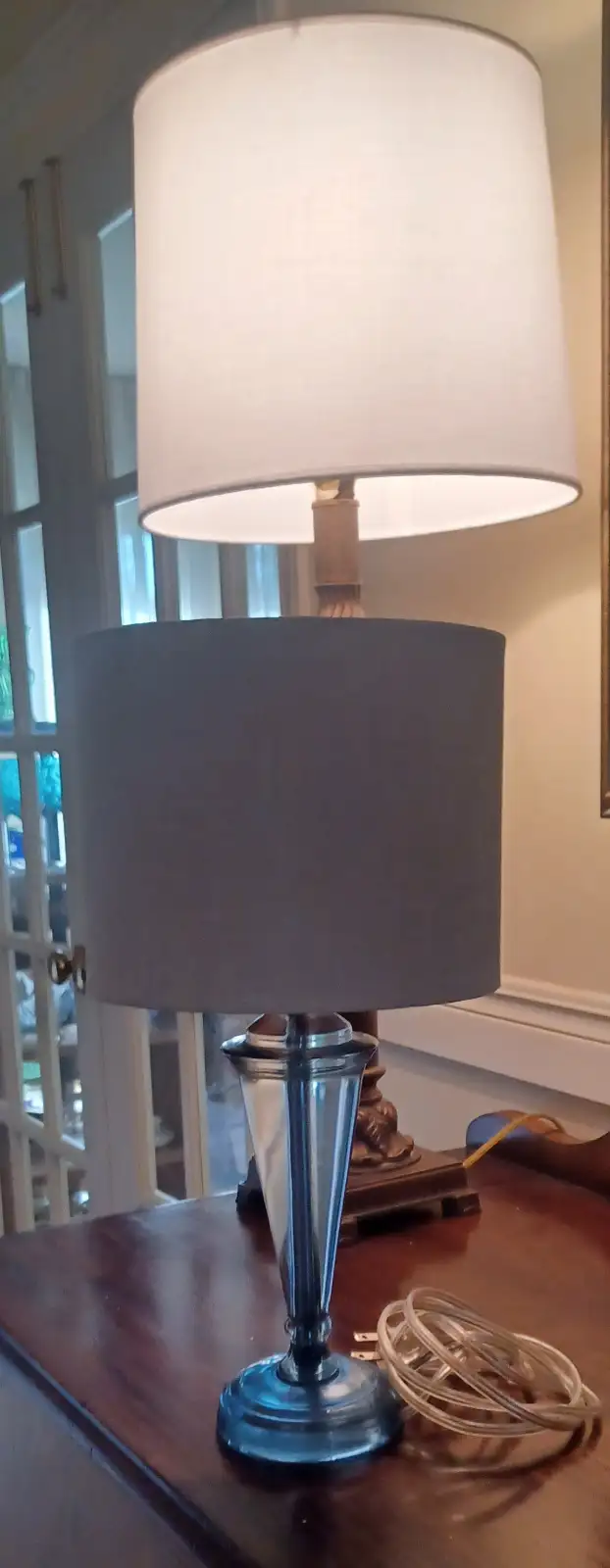 Small, Blue Acrylic, Accent Lamp in Home Décor & Accents in Mississauga / Peel Region - Image 4