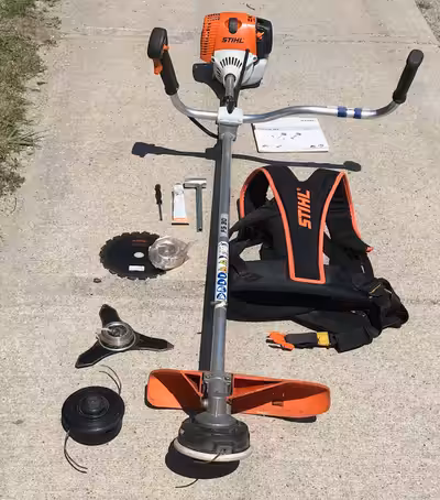 Stihl FS90 for sale with the following extras and their value online today: Trimmer alone: $500.00;...