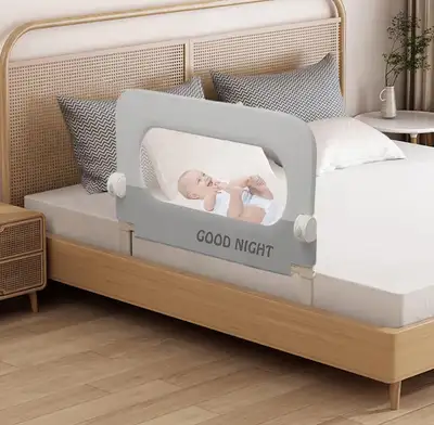 Brand New Baibihep 32-inch Adjustable Baby Bed Guard Rail, View more