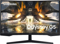 SAMSUNG 32" Odyssey G55A QHD 165Hz 1ms Curved Gaming Monitor
