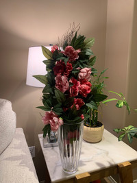 Deco flowers with vase