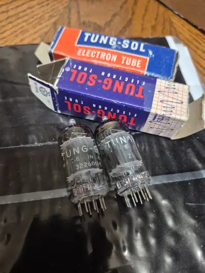 '50's Tung-Sol 12ax7 pair, View more