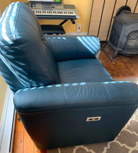 Leather recliner , battery operated
