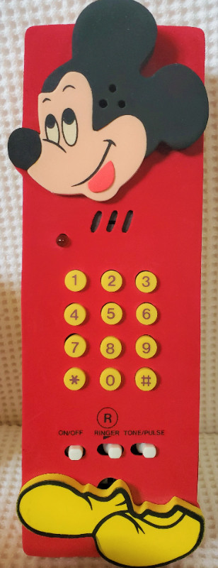 Mickey Mouse Recyco Soft Phone in Arts & Collectibles in Winnipeg - Image 2