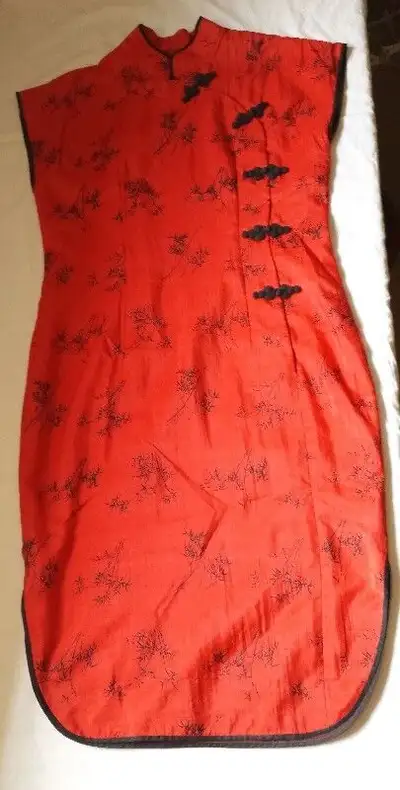 Custom made Thai silk dress, View more