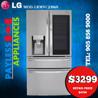 LG LRMVC2306S 36" Smart Counter-Depth Refrigerator