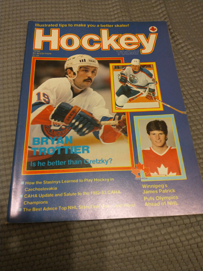 1983-1984 Edition of Hockey Today, magazine of CAHA  - Trottier, View more