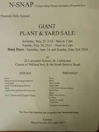Giant Two Day Plant and Garage Sale