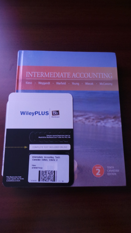 Intermediate Accounting 10th Canadian Edition Volume 2 in Textbooks in Ottawa - Image 2
