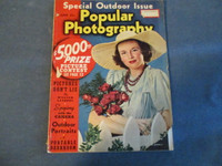 POPULAR PHOTOGRAPHY MAGAZINE-6/1940-VINTAGE WARTIME ISSUE-RARE!