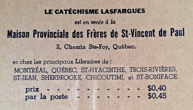 1951 Antique Collection. Catechism Brothers St. Vincent de Paul63417654961409123