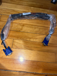 Computer monitor cable vga to bag 5 feet 