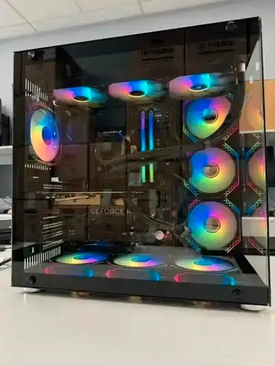 High-Performance Gaming PC RTX 5070 with Ryzen 7 9700x –, View more