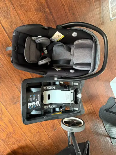 Evenflo stroller and baby car seat for sale, View more