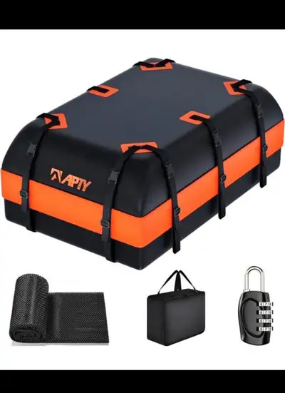 Brand new APTY 21 Cubic Feet Car Rooftop Cargo Bag Carrier, Soft Roof Top Luggage Bag for All Vechic...