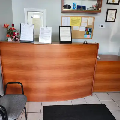 Front desk, View more