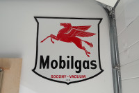 Mobilgas vintage style sign