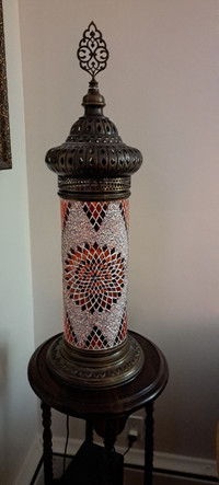 Lampe mosaique turque