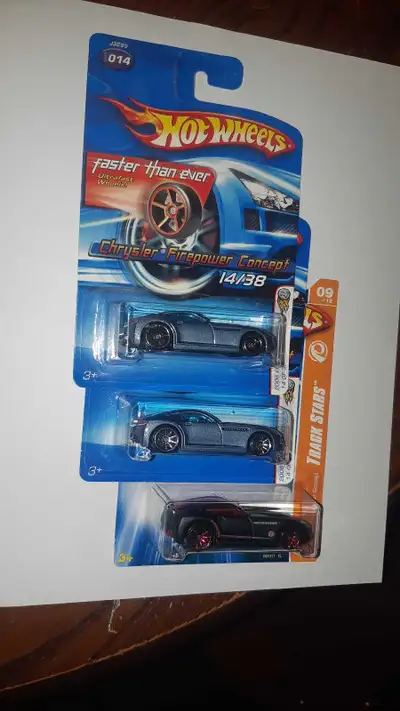 Chrysler Firepower Concept Hot Wheels lot of 3 variations $15 for the lot 2006 First Editions with F...