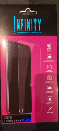 New iPhone 8/7/6 tempered glass screen protector