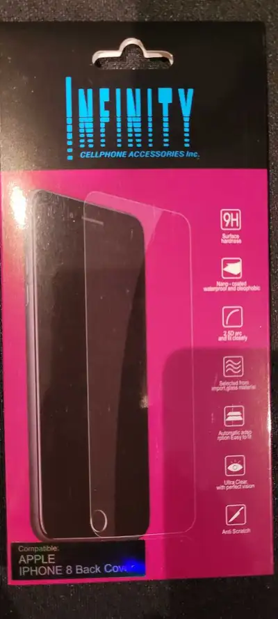 New iPhone 8/7/6 tempered glass back (camera) screen protector, View more