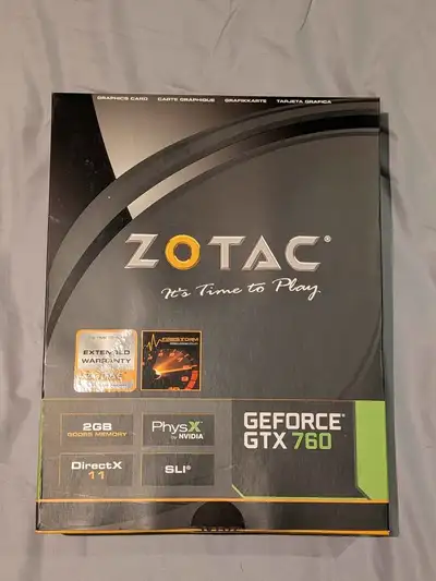 Zotac Geforce GTX 760 Video Card, View more