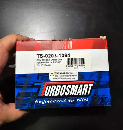 I'm selling my Turbosmart BOV. This is the Kompact Shortie Dual Port. SKU# TS-0203-1064. Item is new...
