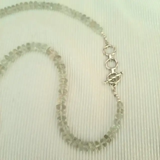 Sterling Silver/Mother of Pearl/Light Blue Iolite Necklace,New in Jewellery & Watches in Calgary - Image 7