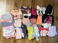 Lot baby girl clothes 9-12M