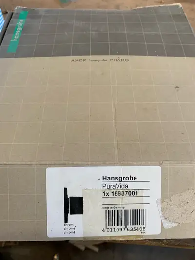 HANSGROHE 15937001 PURAVIDA TRIO/QUATTRO DIVERTER VALVE TRIM - C, View more