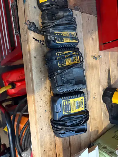 Dewalt charger and batteries , View more